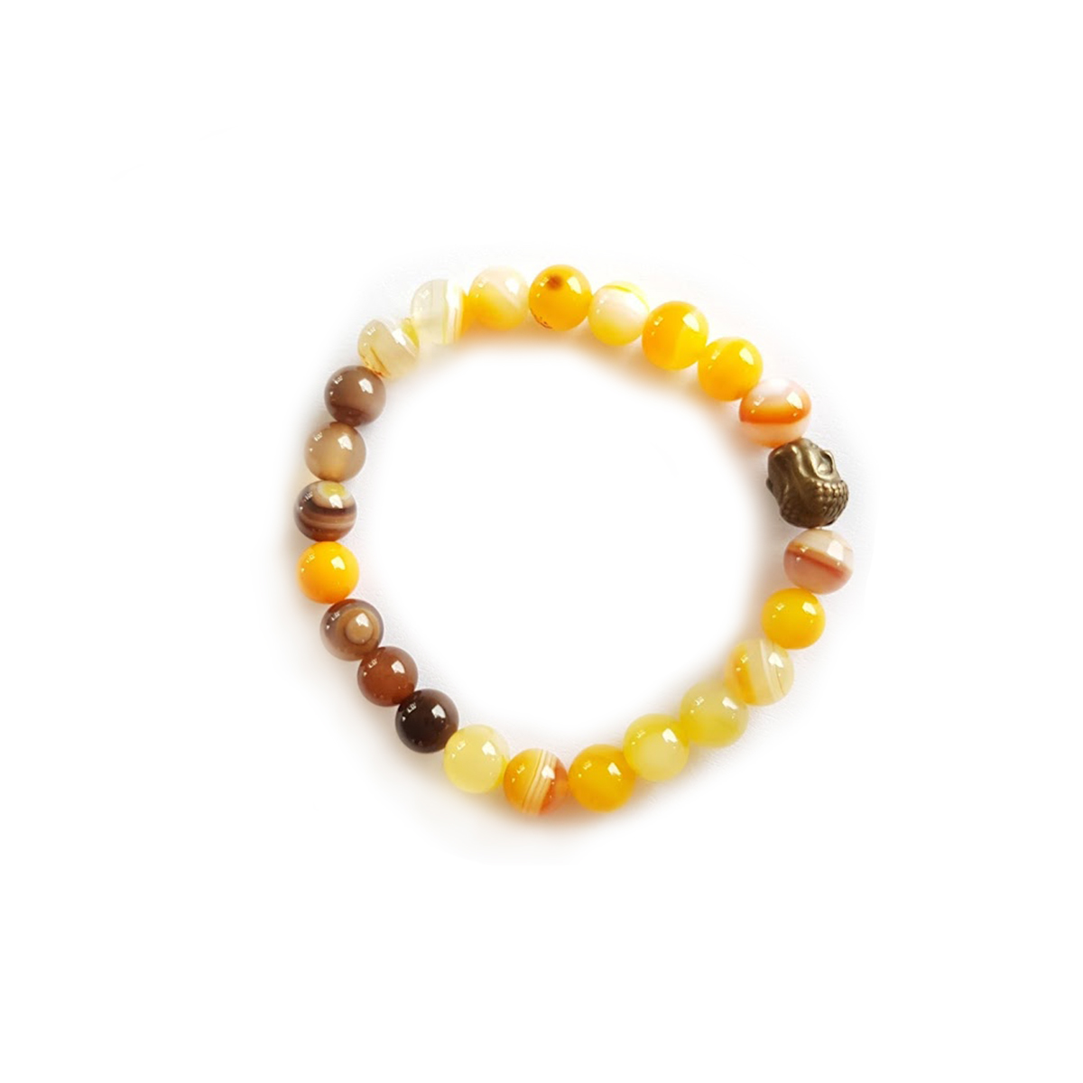 đź’– Bracelet. Echte Steine. Buddha. Swiss Made