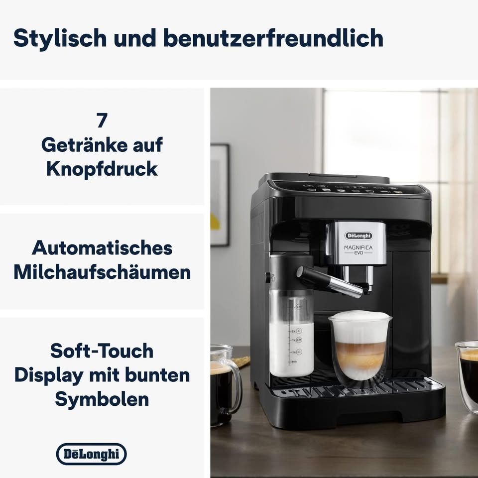 De’Longhi Magnifica Evo ECAM 292.81.B Kaffeevollautomat