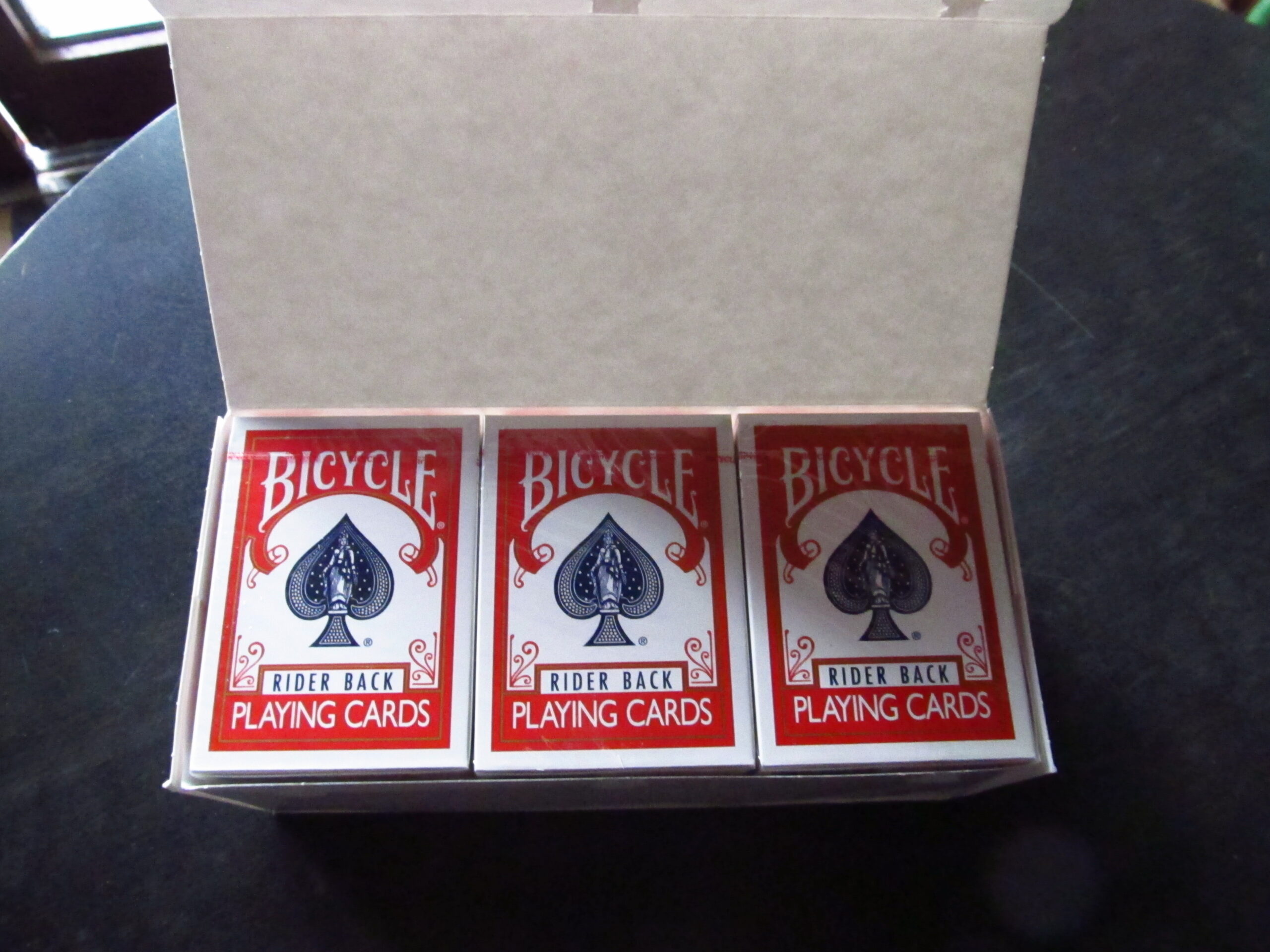Poker Playing Card Decks Rider Back 12er Packung Bicycle