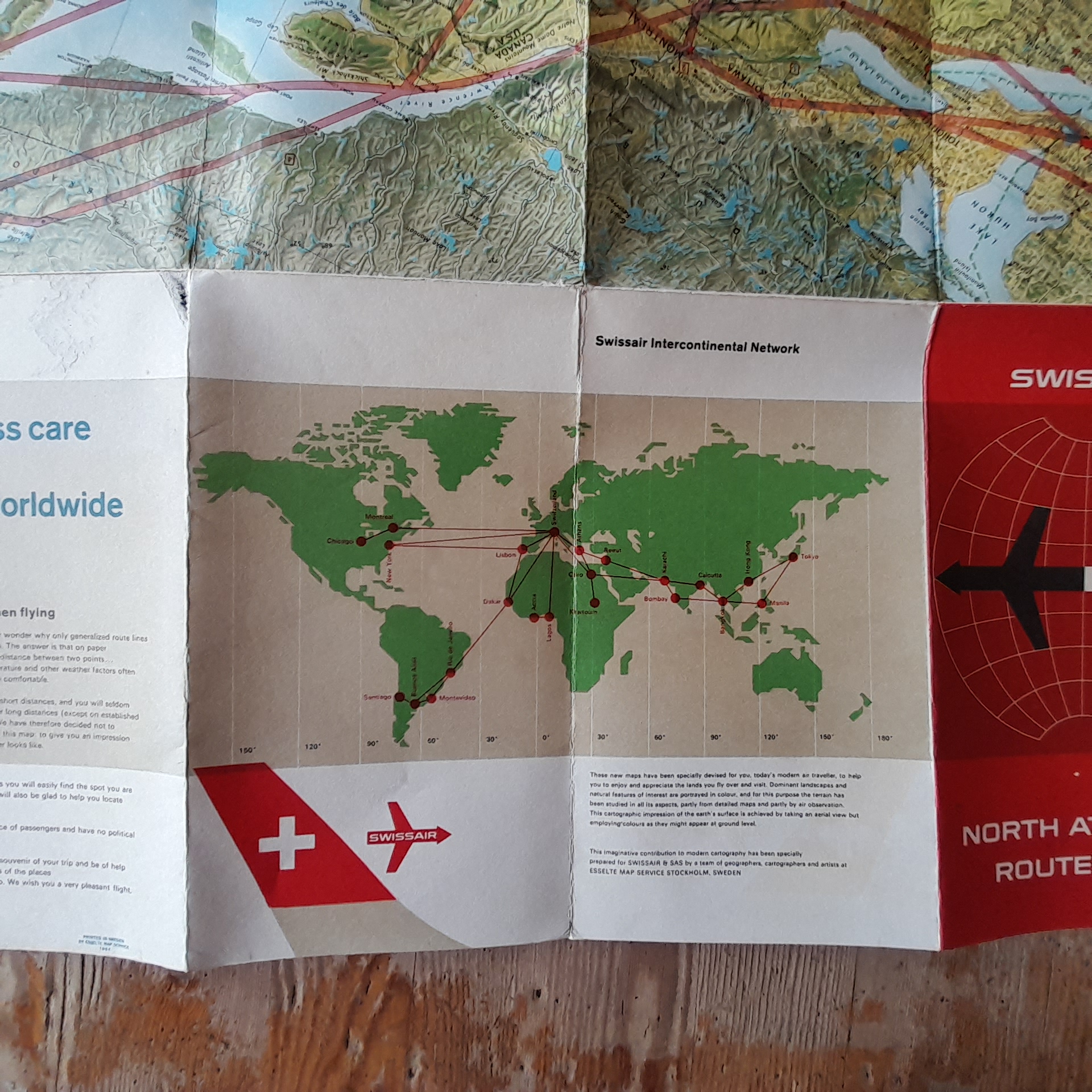 Swissair Flugkarten