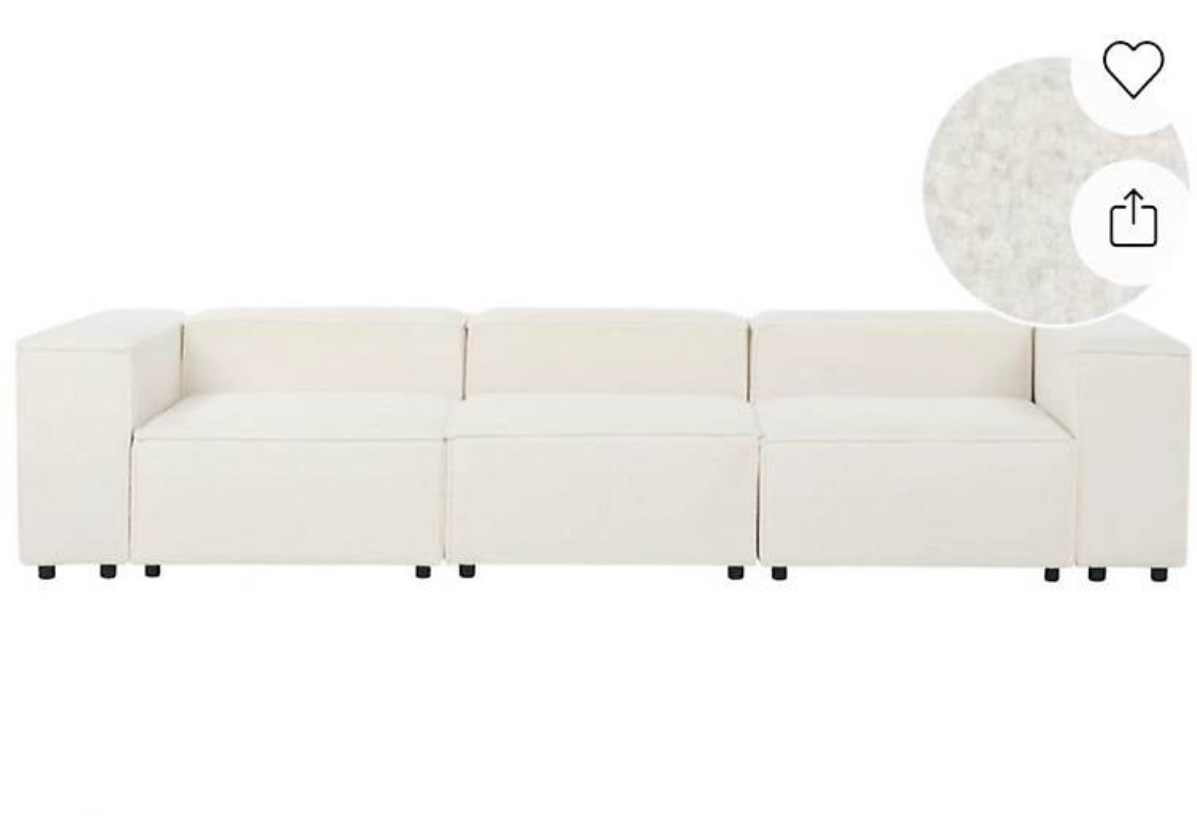 Boucle sofa
