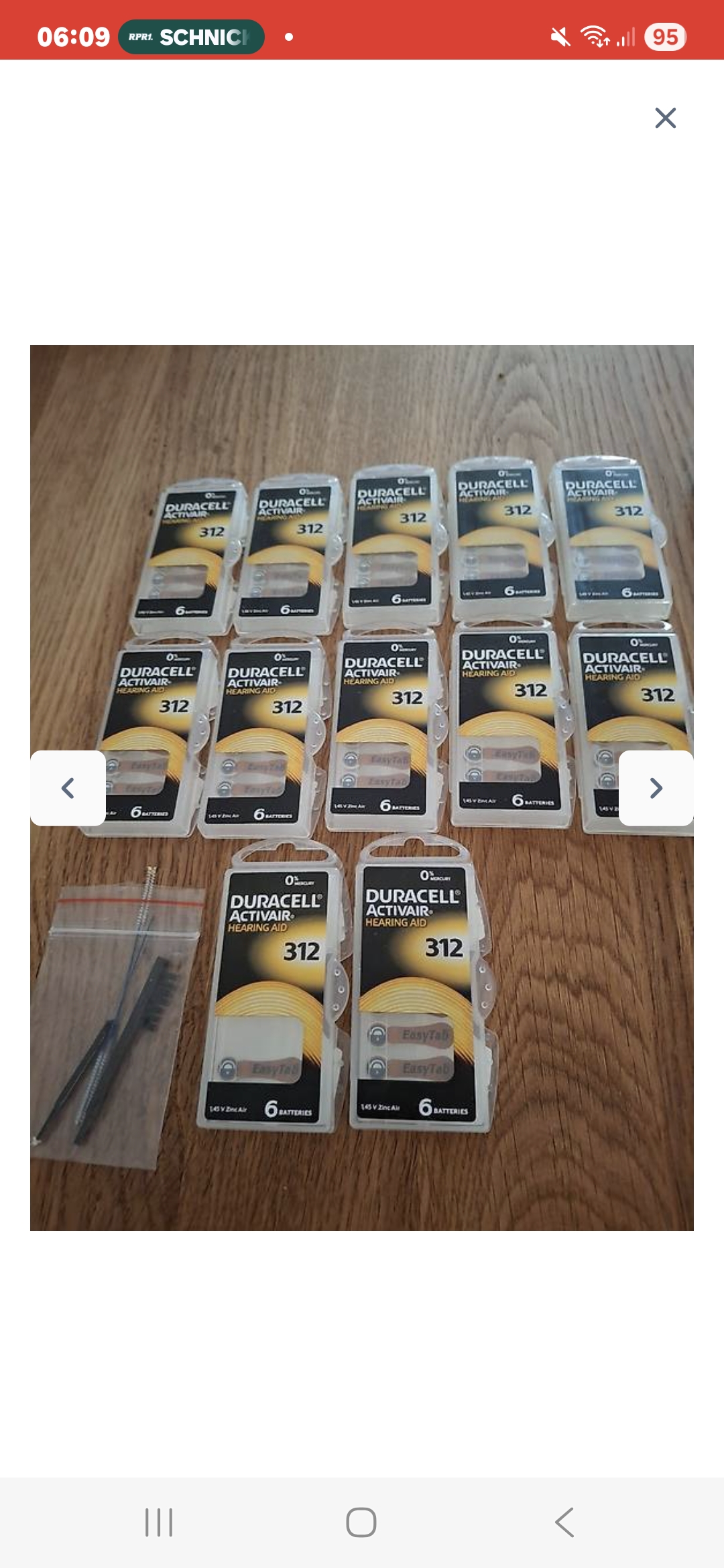 Cedis Höhrgerät wurde nur einmal Getragen