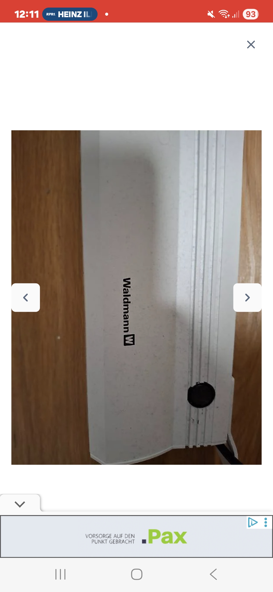 Waldmann Werkstatlampen