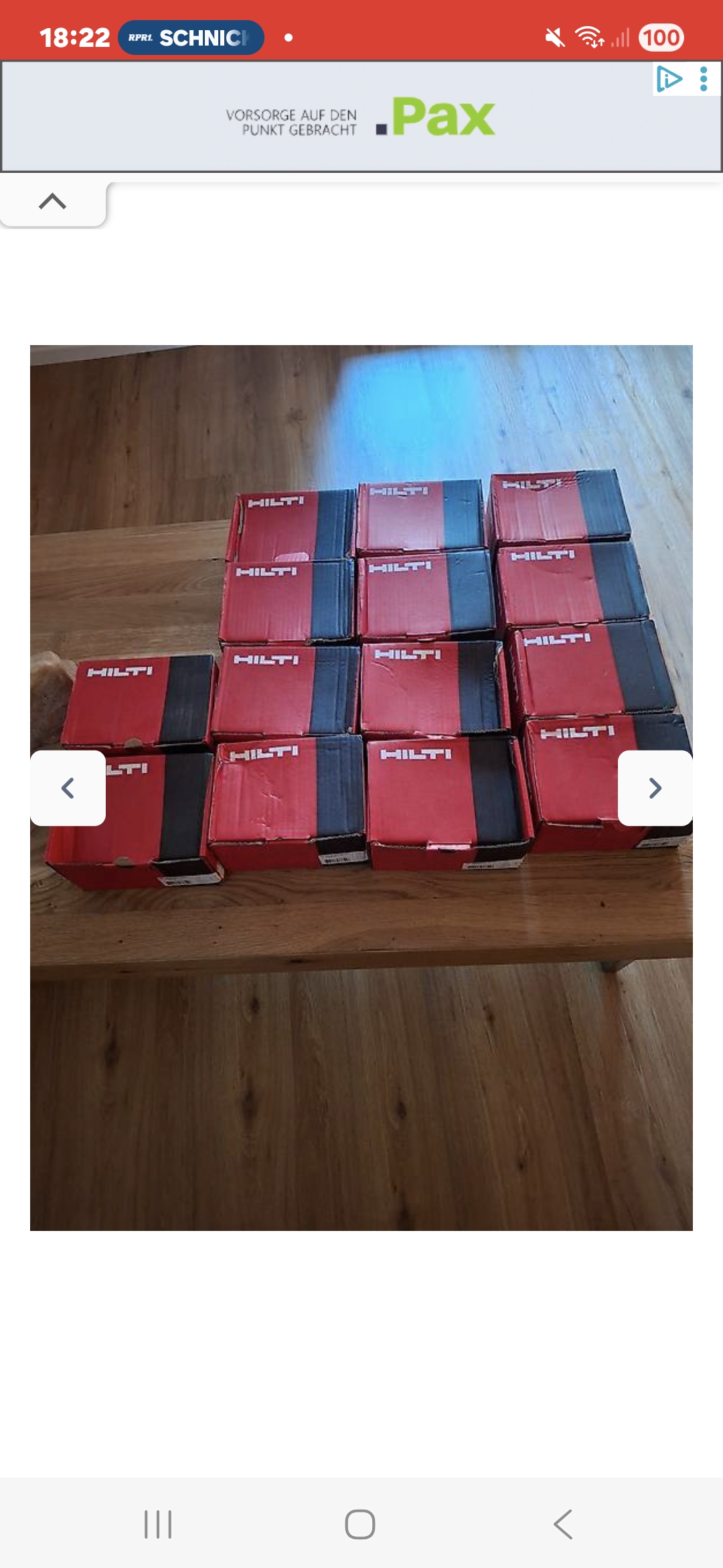 Hilti Bolzenanker HSA 10×83