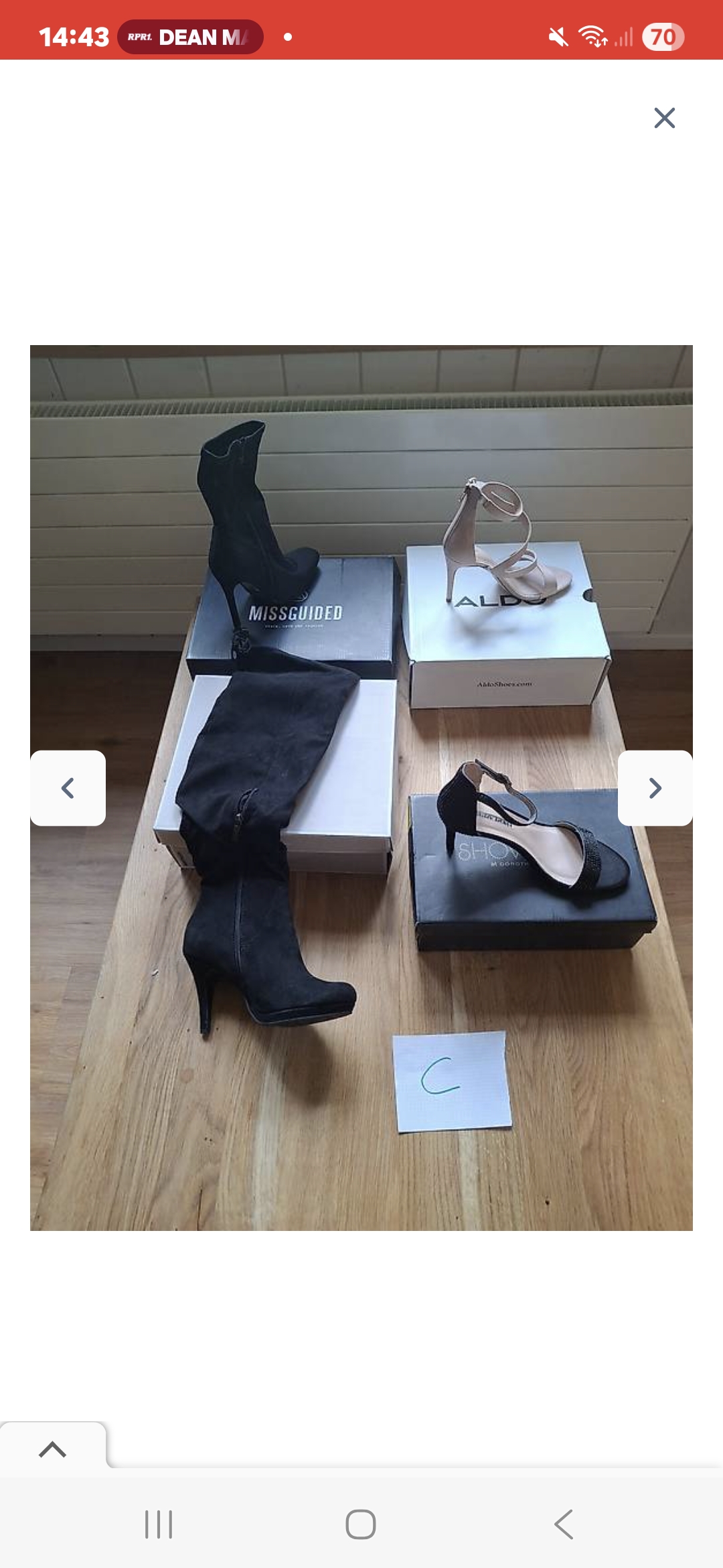 Riesiege schuhpacket Grösse 39/40